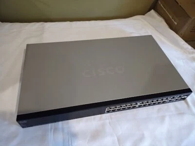 CISCO SG300-28PP 28 PORT GIGABIT POE+ MANAGED SWITCH - Image 1 of 4
