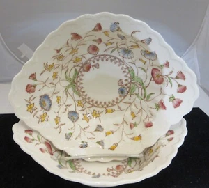 2  METLOX, Vernon Kilns,   DESERT BLOOM   Lugged CHOWDER BOWLS   VGC - Picture 1 of 3