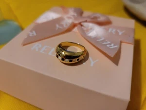 Rellery 18k Over Silver Dome Ring - Picture 1 of 6
