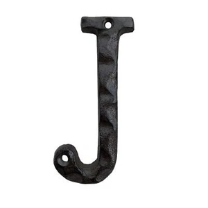 House Letter 5 Inch Cast Iron Address Letter Perfect for 5.5 Inch Numbers J - Picture 1 of 7