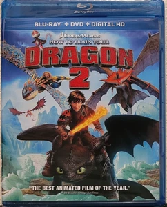 How To Train Your Dragon 2 (Blu-ray, 2014) Cate Blanchett, Gerard Butler - New! - Picture 1 of 2