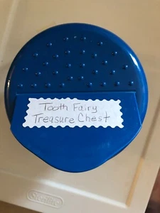 Tooth Fairy Bowl; Blue lid; pay up Fairy - Bild 1 von 2