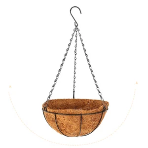 Natural Coconut Fiber Liners Thick Coconut Liners For Round Hanging Basket - Bild 1 von 16