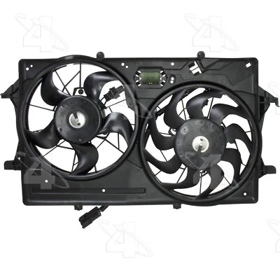 Dual Radiator and Condenser Fan Assembly For 2000-2002 Ford Focus 4 Seasons - Image 1 of 3