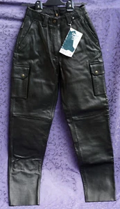 Hein Gericke SPEEDWARE Cargohose Leder schwarz Damen-Größe 40 neu / ungetragen - Bild 1 von 8