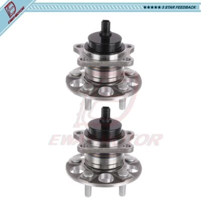 Conjunto de 2 cojinetes de cubo de rueda trasera para Scion xD 2008 2009 2010 11-2014 base 1,8 L Foto 1 de 4