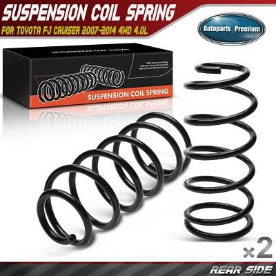 2x Rear Left and Right Side Coil Spring for Toyota FJ Cruiser 2007-2014 4WD 4.0L - Image 1 of 4