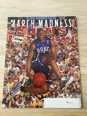 NOLAN SMITH DUKE BLUE DEVILS SIGNED SPORTS ILLUSTRATED COVER PHOTO JSA STAMP - Image 1 of 2