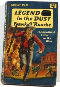 Legend in the Dust Western Fiction Paperback by Frank O'Rourke Vintage Pan 1958 - Bild 1 von 11