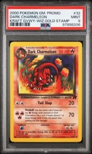 2001 Pokémon Game Promo Dark Charmeleon W Stamp Kraft MINT PSA 9 32/82 - Picture 1 of 2