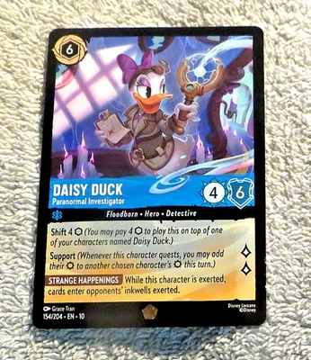 Daisy Duck 154/204 Legendary Textured - Disney Lorcana Whispers in The Well - Image 1 of 4