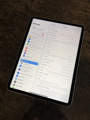 Apple iPad Pro 3rd Gen 1TB, Wi-Fi + Cellular , 11 in - Silver -  USED - Image 1 of 4