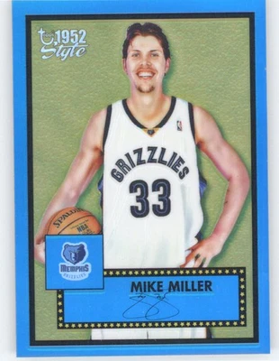 2005-06 Topps 1952 Style #127 Mike Miller Chrome Refractors Blue #/149 - Image 1 of 2