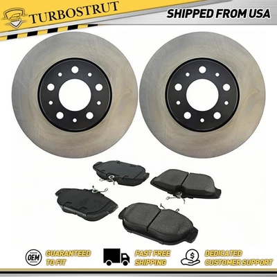 Front OE Brake Rotors Brake Pads Kit for 1995-1997 Volvo 960 2.9L - Image 1 of 2