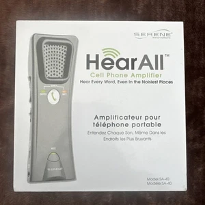 Serene HearAll Hear All Cell Phone Amplifier SA-40 - Hard of Hearing - Picture 1 of 7