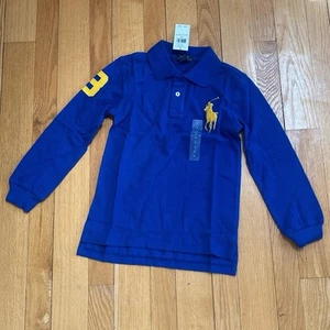 Ralph Lauren Long Sleeve Brand New Size 7 Boys Polo Shirt - Picture 1 of 6