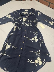 Women's Navy/White Sapphire Dress Size Small Brand New With Tags - Picture 1 of 2