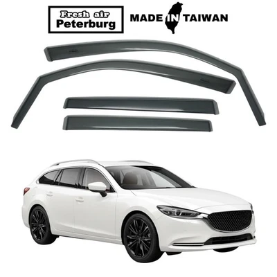 for MAZDA 6 5D Wagon 2017- IN-CHANNEL WIND DEFLECTOR 4PCS - Image 1 of 4