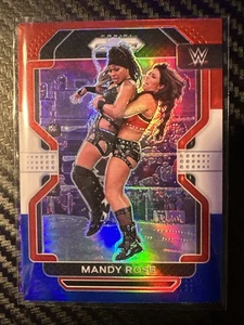 2022 Panini Prizm WWE - Mandy Rose #178 Red White & Blue Prizm - Picture 1 of 6
