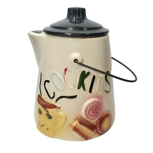 Vintage McCoy Pottery USA Tea Pot Theme Cookie Jar - Picture 1 of 14