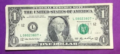 2006 DOLLAR BILL STAR NOTE L 08023807* - Image 1 of 2