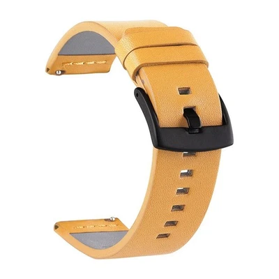 Premium Universal Genuine Leather Watch Band Strap 18 20 22 24mm Quick Release - Image 1 of 4