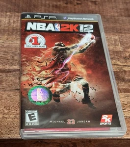 NBA 2K12 (Sony PSP, 2011) Michael Jordan Artwork CASE AND MANUAL ONLY! No Game - Picture 1 of 3