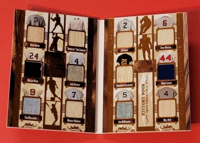 Babe Ruth BAT CARD 6/12 Mickey Mantle GEHRIG DiMaggio Ty Cobb SHOELESS JOE Aaron - Image 1 of 4