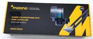 Maono Gaming USB Microphone With Noise Cancelling Boom Arm Bundle DGM20 Series - Picture 1 of 5