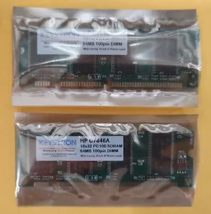 C7846A (2x) 64MB 100pin HP LASERJET MEMORY - Picture 1 of 1