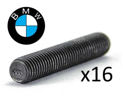 x16 OEM EXHAUST PORT STUD BOLTS for BMW 323Ci 323i 325Ci 325i 325xi 328Ci 328i - Image 1 of 4