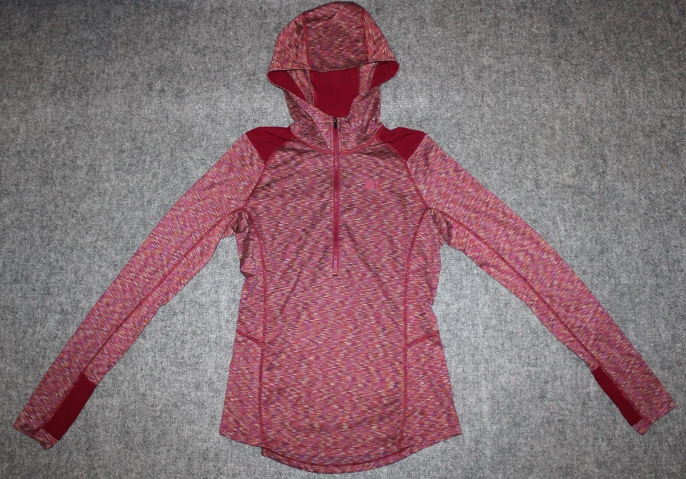 REI женщин SCREELINE 1/2 молнии пуловер с капюшоном работает туризм sz S пуловер - Изображение 1 из 4