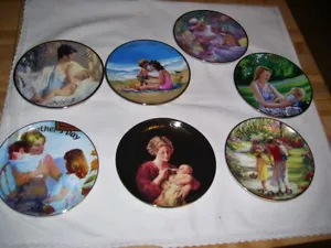 (AK) Lot of 7 Avon Mother's Day Collector Plates 2003-2009 - Picture 1 of 2