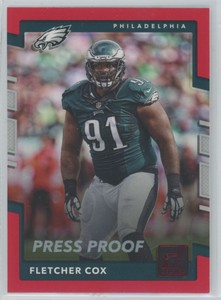 2017 Donruss Press Proof Red Fletcher Cox Philadelphia Eagles #249
