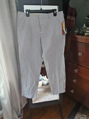 Merona Clásico Para Mujer Talla 14 Verano Informal Vidente Pantalones Lechón Preppy Clásico Foto 1 de 4