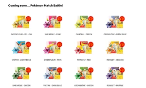 McDonald’s Happy Meal Toy Character Pokemon Match Battle 2022 Variations NEW - Picture 1 of 1