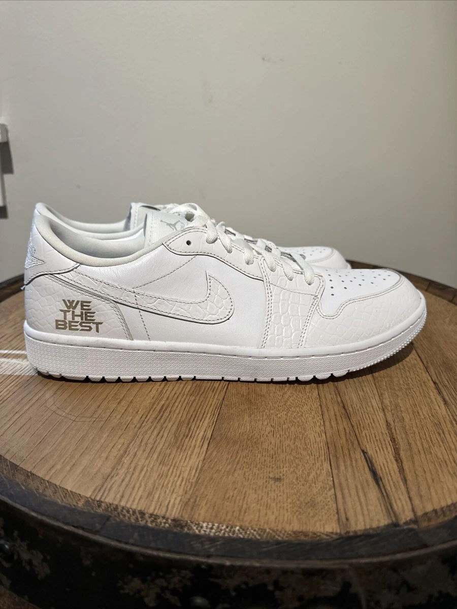 Jordan 1 Golf Low White Crocodile | eBay