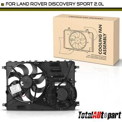 Ventilador de refrigeración del radiador con conjunto de cubierta para Land Rover Discovery Sport 15-23 Foto 1 de 4