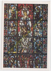 CP Anonymous Painting Cathedral Of Chartres Notre Dame De La Belle Verrière - Picture 1 of 2