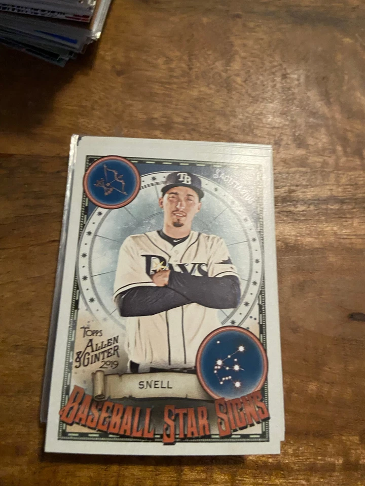 2019 Topps Allen & Ginter - Baseball Star Signs -  #BSS-27 - Blake Snell - Rays - Image 1 of 1