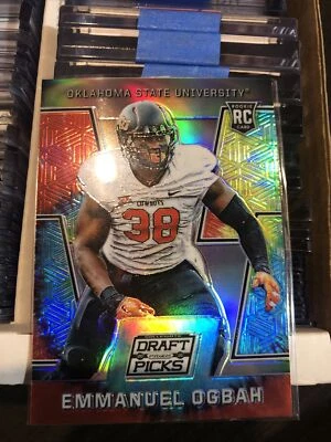2016 PANINI COLLEGIATE DRAFT PICKS EMMANUEL OGBAH ROOKIE  #177 12/49 - Image 1 of 4