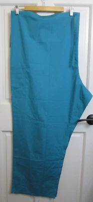 NWT Scrub Zone Teal Scrub Pants Size 5XL 66x31 Drawstring Pockets 150-34318 - Image 1 of 4