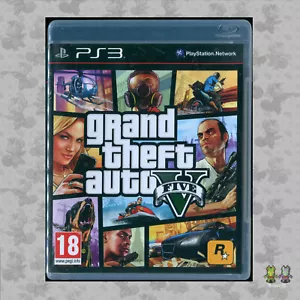 Grand Theft Auto V GTA 5 with Manual & Map Playstation 3 PS3 Complete CIB PAL - Imagen 1 de 4