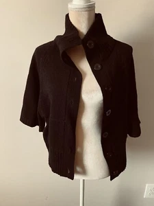 Primark Atmosphere Black Dolman Sleeve Cropped Sweater Size Medium M* - Picture 1 of 6