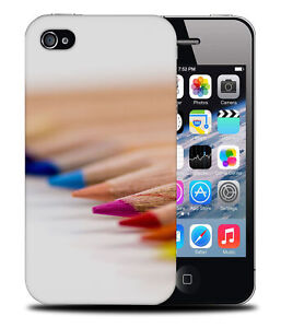 CASE COVER FOR APPLE IPHONE|CREATIVE RAINBOW COLORED PENCILS