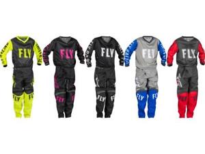 Fly Racing Youth F-16 Jersey & Pant Combo Set MX/ATV/BMX Kid's Riding Gear 2023