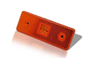 LED Amber 12v Front Rear Side Marker Light To Fit 4x4 Van Car Bike SUV Trailer - Picture 1 of 5