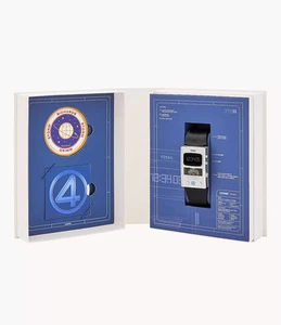 Reloj Marvel X Fossil Fantastic Four LE1210SET Doble Tiempo 32mm Raro Limitado - Imagen 1 de 8