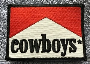 COWBOYS 2x3 ricamato morale toppa gancio supporto nuovo - Foto 1 di 4