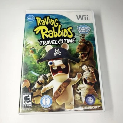 Raving Rabbids: Travel in Time (Nintendo Wii, 2010) Complete w/Manual CIB TESTED - Image 1 of 4